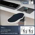 thumbnail image 2 of Computer Desk Arm Rest Pad Foldable Ergonomic Wrist Rest Support for Keyboard Armrest Extender Mouse Pad Holder Rack B, 2 of 8