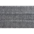 thumbnail image 3 of Casavani Handmade 100% Cotton Rug Living Room Area rug Black Area Kilim 4x12 feet, 3 of 5