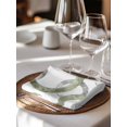 thumbnail image 6 of Sage Green Grey Cloth Napkins Set of 4 Reusable Dinner Napkins, Geometric Circle Modern Abstract Simple Art Cocktail Napkin Washable Table Napkins for Wedding/Holiday Party/Baby Shower 20"x20", 6 of 7