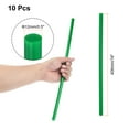 thumbnail image 2 of Uxcell Plastic Rods ABS Styrene Round Stick Round Solid Bar DIY Model for DIY Toys Building Making Architectural Model Making Green 1/2" x 16", 2 of 7