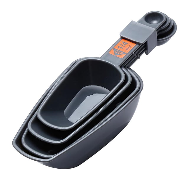 Cucharas medidoras Billuyoard 4 piezas PP 1/4 1/3 1/2 1 taza