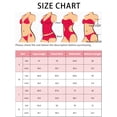 thumbnail image 5 of INSPIRAR CHIC Conjuntos de Bikini de Mujer con Tirantes Cruzados de 2 Piezas, Pantalones Cortos con Cuerda de Ajuste, Trajes de Baño Pequeños Color Rosa Fucsia, 5 of 5