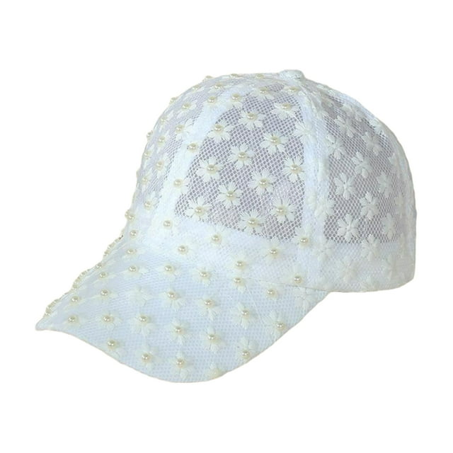 ZLight Chapeau de Soleil Respirant pour Femmes avec Bretelles Réglables, Blanc