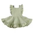 thumbnail image 1 of 4 yearsD7Pudcoco, faldas con tirantes de tutú para niños pequeños, faldas de pana con volantes para niñas pequeñas, ropa sólida con lazo de botón de otoño para verano 2020 esquí esquí Gafas de esquí, 1 of 5