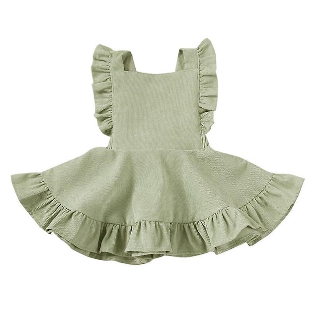 4 yearsD7Pudcoco, faldas con tirantes de tutú para niños pequeños, faldas de pana con volantes para niñas pequeñas, ropa sólida con lazo de botón de otoño para verano 2020 esquí esquí Gafas de esquí