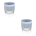 thumbnail image 3 of Justharion Ice Ball Mold Silicone Ice Cube Making Mould Non -stick Reusable Beverage Decoration Maker DIY Ice Ball Round Jelly Making Mould light blue 2Set, 3 of 6