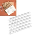 thumbnail image 1 of 100 Pack Double Loop Wire Binding Spines, 1/2 Inch Diameter 3:1 Pitch 34 Loop Metal Wire Binding Ring for School Office Notebook Maker, 1 of 7