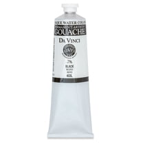 Da Vinci Professional Gouache - Black, 150 ml tube