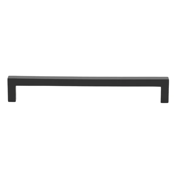 Gliderite 7-9/16" Cc Solid Square Bar Pull Handle Matte Black - 21683-192-Mb-1