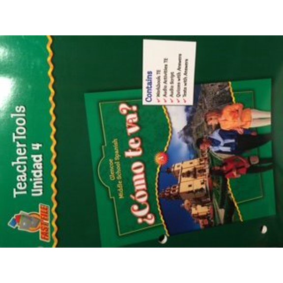 Pre-Owned Como te va? (TeacherTools Unidad 4), 9780078609657, 0078609658, Paperback,