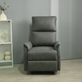 thumbnail image 6 of Electric Power Recliner Chair with USB Ports,Modern Fabric Reclining Chair Single Sofa Chair,Small Recliner Home Theater Seating for Bedroom Living Room Office,30.12"LX36.2"WX44"H,Dark Gray, 6 of 7