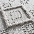 thumbnail image 6 of Hauteloom Amaga Moroccan Farmhouse Hallway Entryway Runner Rug - High Low Long Carpet - High Pile - Bohemian - Brown, Beige, Cream - 2'7" x 7'3", 6 of 19