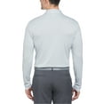 thumbnail image 3 of Ben Hogan Men’s and Big Men’s Mini Jacquard Long Sleeve Golf Polo Shirt, up to Size 5XL, 3 of 4