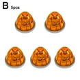 thumbnail image 1 of 5PCS Watermelon Side Marker Lights for Trucks&Trailers12V-24V LED Lights with Stainless Steel Ring,IP65 Waterproof, Multi-Color LensEasy Install Vehicle Accessories for Semi Trucks, 1 of 8