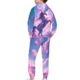 thumbnail image 2 of Uorisanigo Kids Girls Boys Sweatsuit Set - 2 Piece Pullover Hooded Floral Western Horse Sweatshirt and Athletic Jogger Sweatpants Kids Youth Activewear Set Clothing Sets, 2 of 7