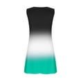 thumbnail image 4 of JMKQLZ Women's Spring And Summer Vacation Button V-neck Strap Top Dress, 4 of 5