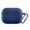Dark Blue, variant on Soft Silicone Protective Case for Wireless Earbuds Charging Box with Carabiner Clip Shockproof Cover