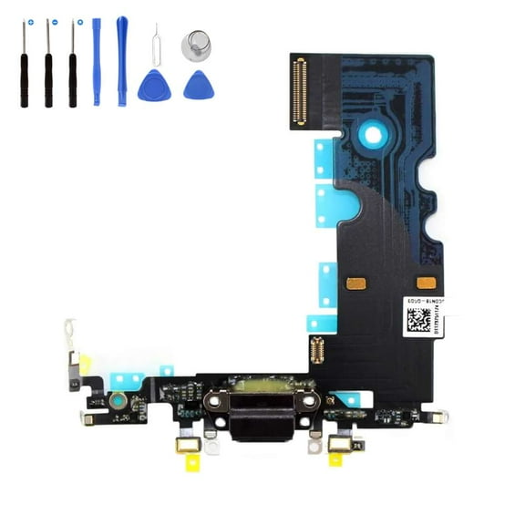 Eutoping USB Charging Port For Apple iPhone SE (3rd Gen) Black Dock Connector Charger Board Flex Cable Assembly Replacement with tool