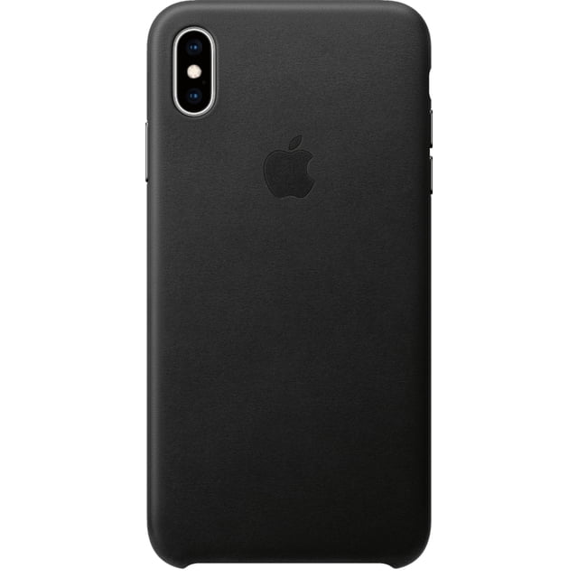 Apple Funda de Cuero para iPhone XS Max - Negra