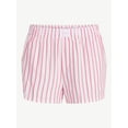 thumbnail image 6 of Joyspun Women's Woven Pajama Boxer Shorts, 3'' Inseam, Sizes XS-3X, 6 of 9
