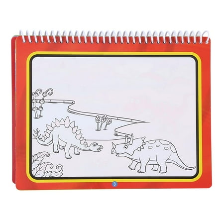 Download Herwey Water Coloring Book,Portable Children Magic Coloring Painting Book with Water Drawing Pen ...
