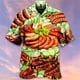 thumbnail image 3 of Camisas hawaianas divertidas de verano para hombres, blusas estampadas con música y guitarra, ropa de moda informal, blusas de rock and roll con cuello grande, 3 of 5
