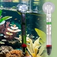 thumbnail image 2 of ZOUBAOQ Waterproof Type Fish Tank Thermometer Ornamental Fish Thermometer High Precision Cylinder Thermometer Explosion Proof Version Battery Free Mini Type Small Thermometer, 2 of 8