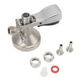 thumbnail image 1 of Acoplador de barril de cerveza tipo G, sonda de acero inoxidable, cuerpo de latón, accesorio triangular para dispensador de cerveza para bar y fiestas., 1 of 14