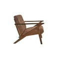 thumbnail image 2 of Pemberly Row Solid Wood and Fabric Upholstered Accent Armchair in Mocha Brown, 2 of 4