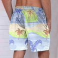 thumbnail image 4 of Gpaecead Men's Printed Casual Sports Shorts with Pocket and Drawstring - Beach Pants XL Sky Blue, 4 of 4