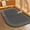 Gray, variant on Super Absorbent Diatomite Bathroom Floor Mat with Non Slip Rubber Backing for Shower, Sink, and Toilet Areas - Quick Drying and Easy to Clean
