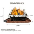 thumbnail image 4 of Richryce Ventless Propane Fireplace Logs, 4 of 7
