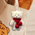thumbnail image 5 of Steadline Charming Plush Teddy Bear Pendant - Valentine's Day Keyring with Festive Red Scarf, Cute Bag Accessory for Christmas and Romantic Holiday Gift with Soft Fluffy Texture, 5 of 7