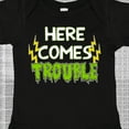 thumbnail image 4 of Inktastic Here Comes Trouble Boys or Girls Baby Bodysuit, 4 of 5