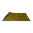 thumbnail image 2 of Ahgly Company Indoor Round Abstract Yellow Contemporary Area Rugs, 6' Round, 2 of 4