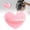 Pink, variant on 1x Silicone Shower Hair Catcher - Wall Mount Drain Trap for Bathroom 12x9.6cm, (Pink)
