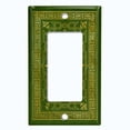 thumbnail image 5 of Metal Light Switch Plate Cover Elegant Forest Green Damask Frame FRA047, 5 of 13