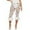 White, variant on Elegant Women's Cropped Pants with Sheer Lace Detailing for Fashionable Daily Wear and Loose Fit Lounge Comfy Fall Winter Trousers