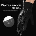 thumbnail image 6 of Unbranded Men Winter Waterproof Gloves Touchscreen Pocket Anti-Slip Fleece Thermal Sport Gloves - Medium, 6 of 9