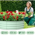 thumbnail image 7 of ChaoLink 3x3x1 FT Raised Garden Beds,2 Pack Galvanized Raised Garden Bed for Gardening, Round Metal Planter Box for Flower Plants, 7 of 7
