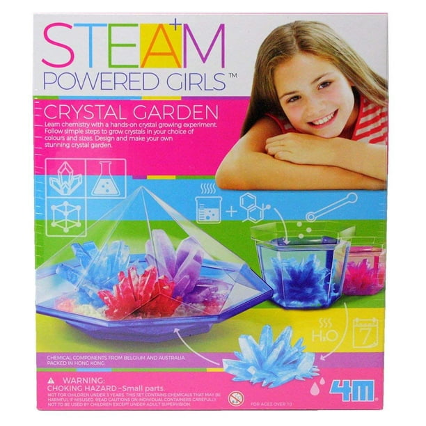 Crystal Garden Steam Powered Girls Science Kit By Toysmith