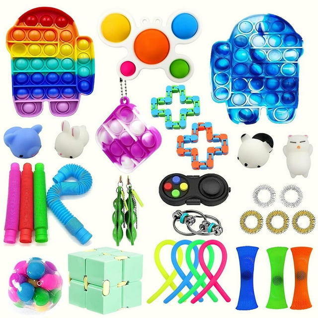 Juguete sensorial Push Bubble Fidget para aliviar el estrés del autismo
