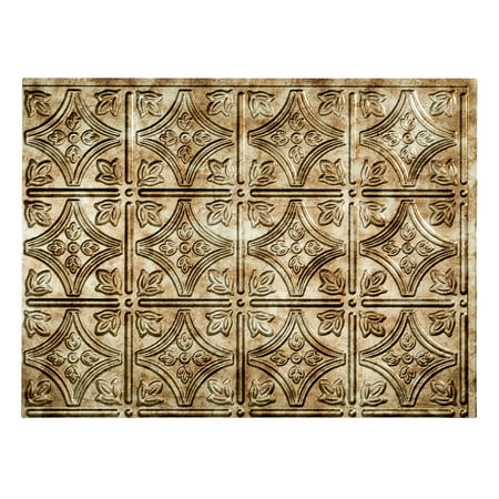 Fasade Berm Bronze Trad 1 Panel D60-17 Pack of 5