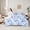 Blue, variant on Castle Fairy Chic Floral Twin Bedding Sets,Spring Garden Flower Bedding Comforter Set