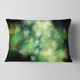 thumbnail image 2 of Designart Perfect Green Starry Sky - Abstract Throw Pillow - 12x20, 2 of 5