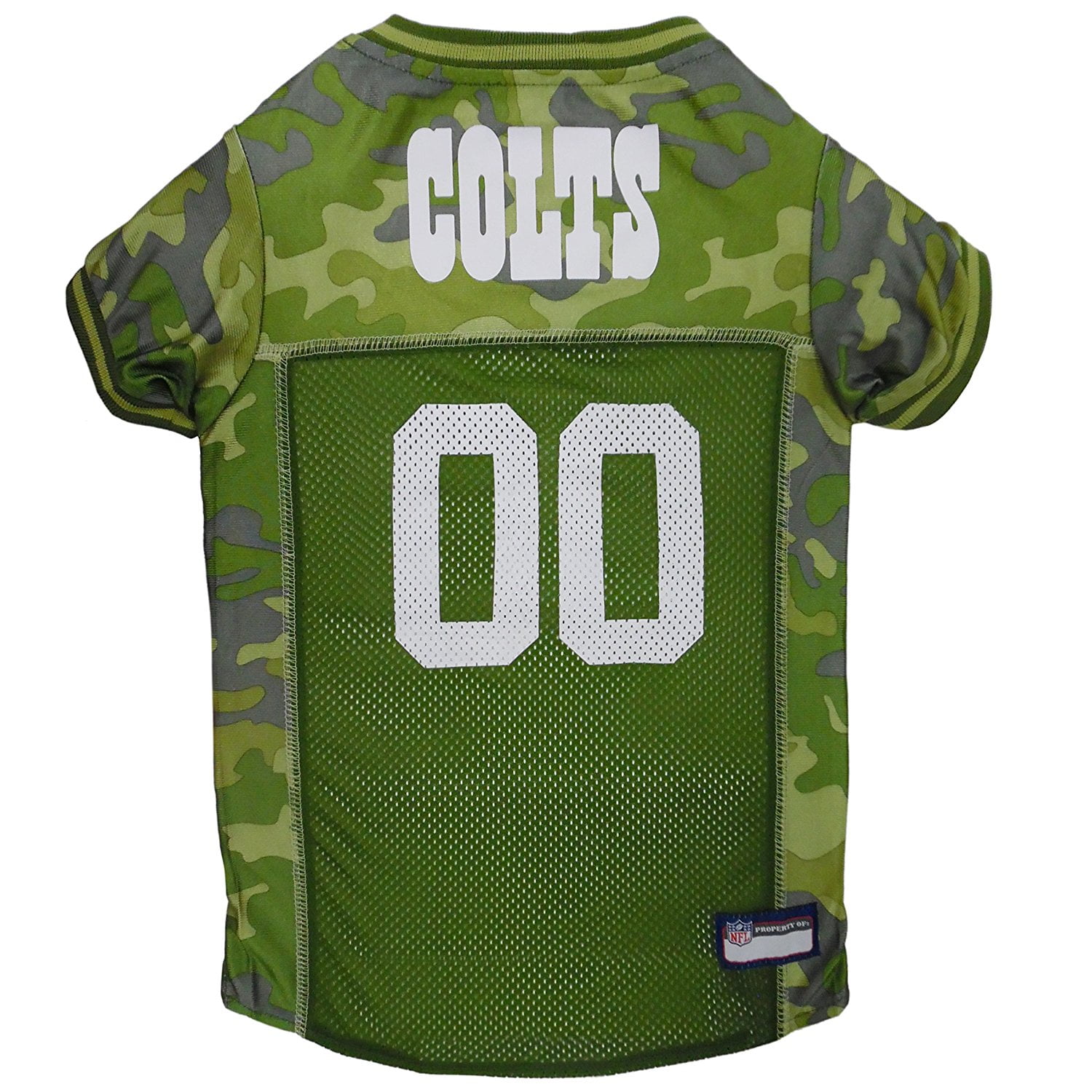 Pets First NFL Indianapolis Colts Camouflage Pet Jersey for Cats and ...