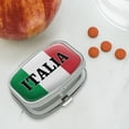 thumbnail image 2 of Italia Italy Italian Flag Rectangle Pill Case Trinket Gift Box, 2 of 3