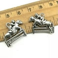 thumbnail image 4 of U8MO 10/30pcs knight horse antique silver charms pendants jewelry DIY 17*20mm-4pcs, 4 of 8