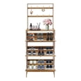 thumbnail image 4 of Shoe Storage Cabinet, Flip Door Shoe Cabinet, Shoes Organizer (Tawny) 70*24*186cm, 4 of 17