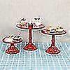 thumbnail image 3 of Metal Iron Cake D Round Pedestal Dessert H Cake Display Rack Bakeware For Wedd, 3 of 5